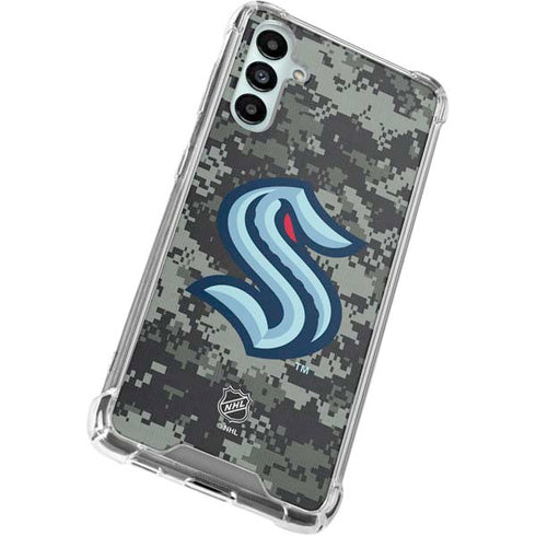 NHL Seattle Kraken Camo Galaxy A15 5G Clear Case